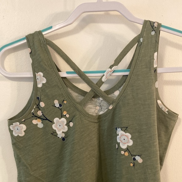 LOFT Outlet olive green tank - Picture 2 of 5